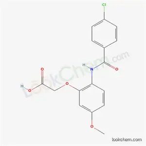 {2-[(4-chlorobenzoyl)amino]-5-methoxyphenoxy}acetic acid