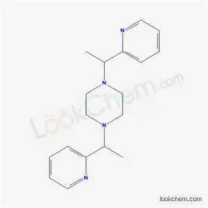 Molecular Structure of 6592-02-5 (1,4-Bis[1-(2-pyridyl)ethyl]piperazine)