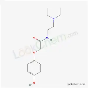 Molecular Structure of 52662-27-8 (N-[2-(diethylamino)ethyl]-2-(4-hydroxyphenoxy)acetamide)