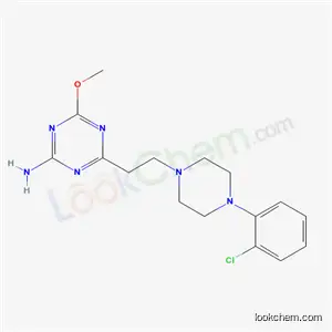 4-{2-[4-(2-chlorophenyl)piperazin-1-yl]ethyl}-6-methoxy-1,3,5-triazin-2-amine