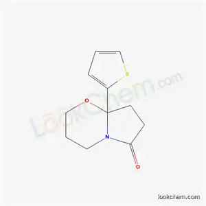 Molecular Structure of 7088-20-2 (3,4,8,8a-Tetrahydro-8a-(2-thienyl)-2H-pyrrolo[2,1-b][1,3]oxazin-6(7H)-one)
