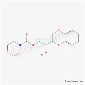 4-모르폴린카르복실산 2-(1,4-벤조디옥산-2-일)-2-하이드록시에틸 에스테르