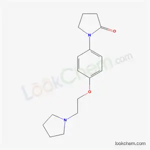 1-[p-(2-피롤리진에톡시)페닐]-2-피롤리돈