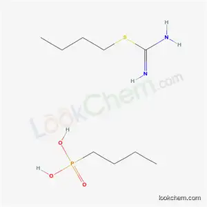 Molecular Structure of 16417-83-7 (butylphosphonic acid - butyl carbamimidothioate (1:1))