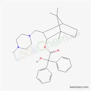 1,7,7-trimethyl-3-[(4-methylpiperazin-1-yl)methyl]bicyclo[2.2.1]hept-2-yl hydroxy(diphenyl)acetate