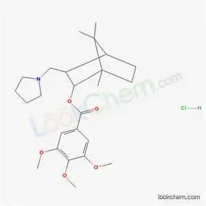 1,7,7-trimethyl-3-(pyrrolidin-1-ylmethyl)bicyclo[2.2.1]hept-2-yl 3,4,5-trimethoxybenzoate hydrochloride (1:1)