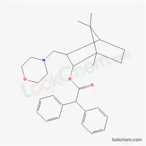 Molecular Structure of 17092-71-6 (1,7,7-trimethyl-3-(morpholin-4-ylmethyl)bicyclo[2.2.1]hept-2-yl diphenylacetate)