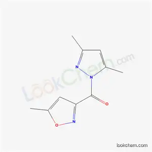 3,5-Dimethyl-1-[(5-methyl-3-isoxazolyl)carbonyl]-1H-pyrazole
