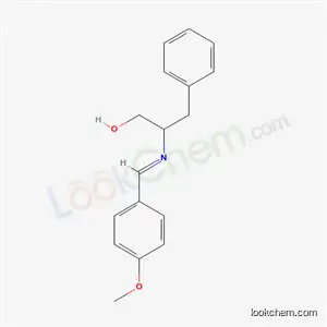 2-{[(E)-(4-methoxyphenyl)methylidene]amino}-3-phenylpropan-1-ol