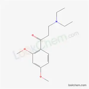 Molecular Structure of 18703-87-2 (3-(Diethylamino)-1-(2,4-dimethoxyphenyl)-1-propanone)