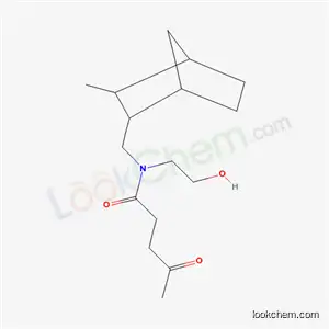Molecular Structure of 18966-33-1 (N-(2-hydroxyethyl)-N-[(3-methylbicyclo[2.2.1]hept-2-yl)methyl]-4-oxopentanamide)
