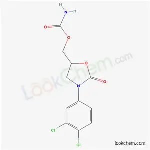 [3-(3,4-dichlorophenyl)-2-oxo-1,3-oxazolidin-5-yl]methyl carbamate