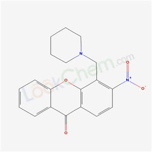 3-NITRO-4-PIPERIDIN-1-YLMETHYLXANTHEN-9-ONE