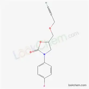 3-(4-Fluorophenyl)-5-(2-propynyloxymethyl)oxazolidin-2-one