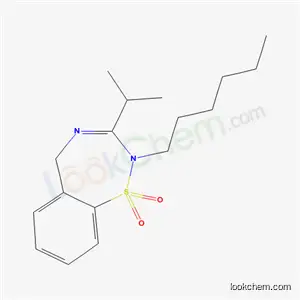 2-hexyl-3-(propan-2-yl)-2,5-dihydro-1,2,4-benzothiadiazepine 1,1-dioxide