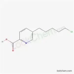Molecular Structure of 49751-44-2 (5-(5-chloropentyl)pyridine-2-carboxylic acid)
