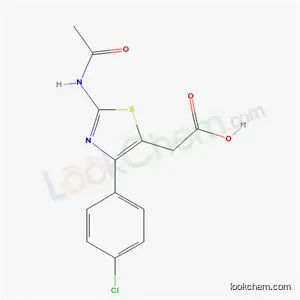 2-(Acetylamino)-4-(4-chlorophenyl)thiazole-5-acetic acid