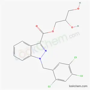 2,3-dihydroxypropyl 1-(2,4,5-trichlorobenzyl)-1H-indazole-3-carboxylate
