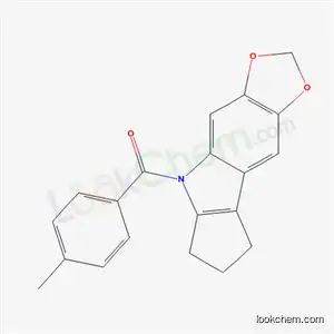 5,6,7,8-Tetrahydro-5-(p-toluoyl)cyclopenta[b]-1,3-dioxolo[4,5-f]indole