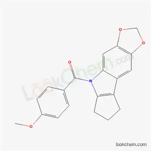 5,6,7,8-Tetrahydro-5-(p-anisoyl)cyclopenta[b]-1,3-dioxolo[4,5-f]indole
