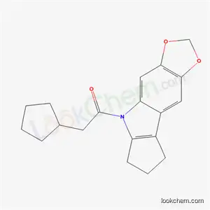 5,6,7,8-Tetrahydro-5-(cyclopentylacetyl)cyclopenta[b]-1,3-dioxolo[4,5-f]indole