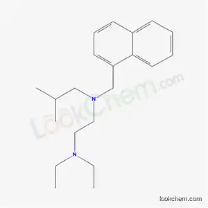 Molecular Structure of 50341-73-6 (N,N-Diethyl-N'-(2-methylpropyl)-N'-(1-naphthalenylmethyl)-1,2-ethanediamine)