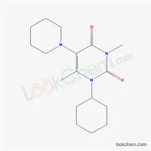 1-cyclohexyl-3,6-dimethyl-5-(piperidin-1-yl)pyrimidine-2,4(1H,3H)-dione
