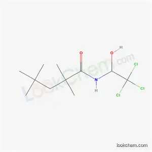 Molecular Structure of 32905-65-0 (2,2,4,4-Tetramethyl-N-(2,2,2-trichloro-1-hydroxyethyl)valeramide)