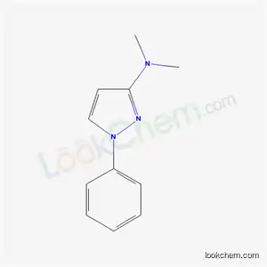 Molecular Structure of 19730-27-9 (N,N-Dimethyl-1-phenyl-1H-pyrazol-3-amine)