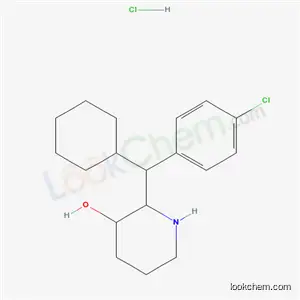 2-[(4-chlorophenyl)(cyclohexyl)methyl]piperidin-3-ol hydrochloride (1:1)