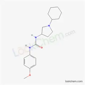 1-(1-시클로헥실-3-피롤리디닐)-3-(p-메톡시페닐)우레아