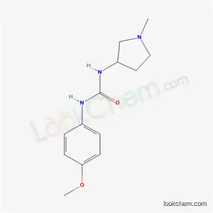 1-(4-methoxyphenyl)-3-(1-methylpyrrolidin-3-yl)urea