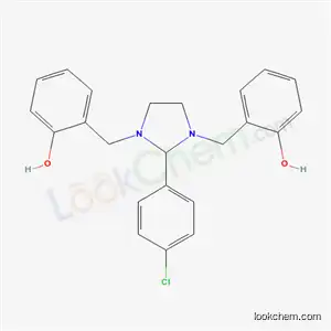 Molecular Structure of 20063-39-2 (2-(4-Chlorophenyl)-1,3-bis(2-hydroxyphenylmethyl)imidazolidine)