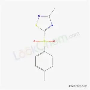Molecular Structure of 20064-41-9 (3-methyl-5-[(4-methylphenyl)sulfonyl]-1,2,4-thiadiazole)