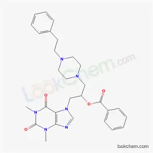 7-[2-(Benzoyloxy)-3-[4-(2-phenylethyl)-1-piperazinyl]propyl]-1,3-dimethyl-7H-purine-2,6(1H,3H)-dione