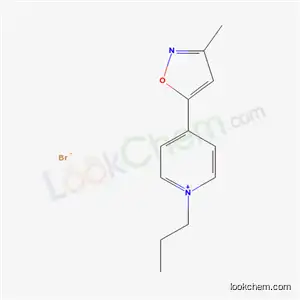 Molecular Structure of 20242-33-5 (4-(3-methyl-1,2-oxazol-5-yl)-1-propylpyridinium bromide)