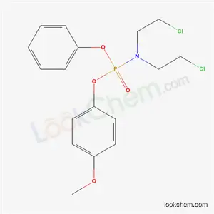 4-methoxyphenyl phenyl bis(2-chloroethyl)phosphoramidate