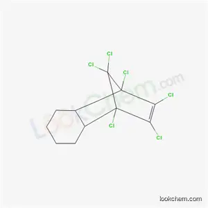 1,4-Methanonaphthalene, 1,2,3,4,9,9-hexachloro-1,4,4a,5,6,7,8,8a-octah ydro-, 염소화하여 약 72%의 염화물 함유