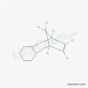 1,4-Methanonaphthalene, 1,2,3,4,9,9-hexachloro-1,4,4a,5,6,7,8,8a-octah ydro-, 염소화하여 약 72%의 염화물 함유