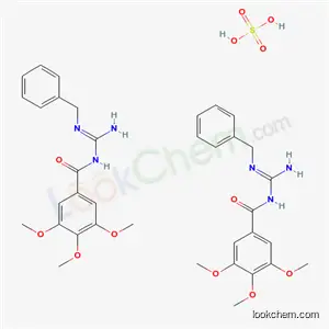 벤즈아미드, N-(벤질아미디노)-3,4,5-트리메톡시-, 황산염 (2:1)