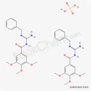 벤즈아미드, N-(벤질아미디노)-3,4,5-트리메톡시-, 황산염 (2:1)