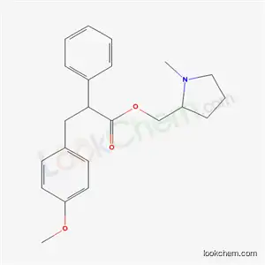 2- 피 롤리 딘 메탄올, 1- 메틸-, (3- (p- 메 톡시 페닐) -2- 페닐) 프로 피오 네이트