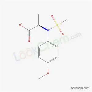 2-[메탄술포닐-(4-메톡시-페닐)-아미노]-프로피온산