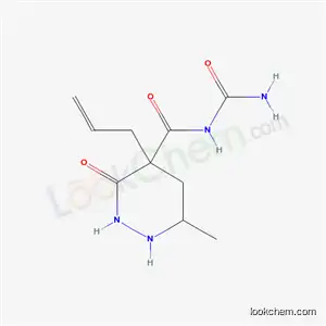 Molecular Structure of 20959-15-3 (N-carbamoyl-6-methyl-3-oxo-4-(prop-2-en-1-yl)hexahydropyridazine-4-carboxamide)