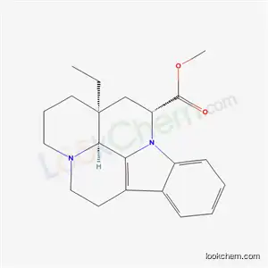 Molecular Structure of 21019-23-8 (methyl (3alpha,14alpha,16alpha)-14,15-dihydroeburnamenine-14-carboxylate)