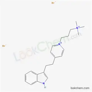 4-[2-(1H-indol-3-yl)ethyl]-1-[3-(trimethylammonio)propyl]pyridinium dibromide