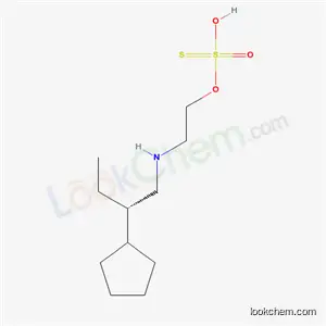티오 황산 수소 S- [2-[(2- 시클로 펜틸 부틸) 아미노] 에틸] 에스테르