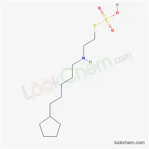 Molecular Structure of 21208-99-1 (2-(5-Cyclopentylpentyl)aminoethanethiol sulfate)