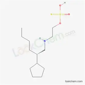 2-(2-シクロペンチルヘキシル)アミノエタンチオールスルファート