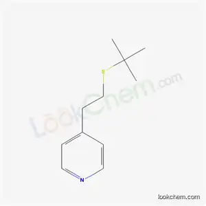 Molecular Structure of 21221-20-5 (4-[2-(tert-butylsulfanyl)ethyl]pyridine)